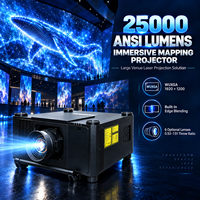 Projecteur de cartographie 3D 25000 Lumens WUXGA Laser pour grandes surfaces avec fusion des images et correction géométrique