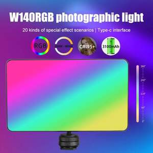 La <span class=keywords><strong>Mejor</strong></span> Luz de Video LED RGB a Todo Color <span class=keywords><strong>Flash</strong></span> W140, Iluminación de Estudio <span class=keywords><strong>para</strong></span> Fotografía, <span class=keywords><strong>para</strong></span> Cámaras Canon y <span class=keywords><strong>Nikon</strong></span>, Luz de Relleno <span class=keywords><strong>para</strong></span> Vlog - Product Image 4