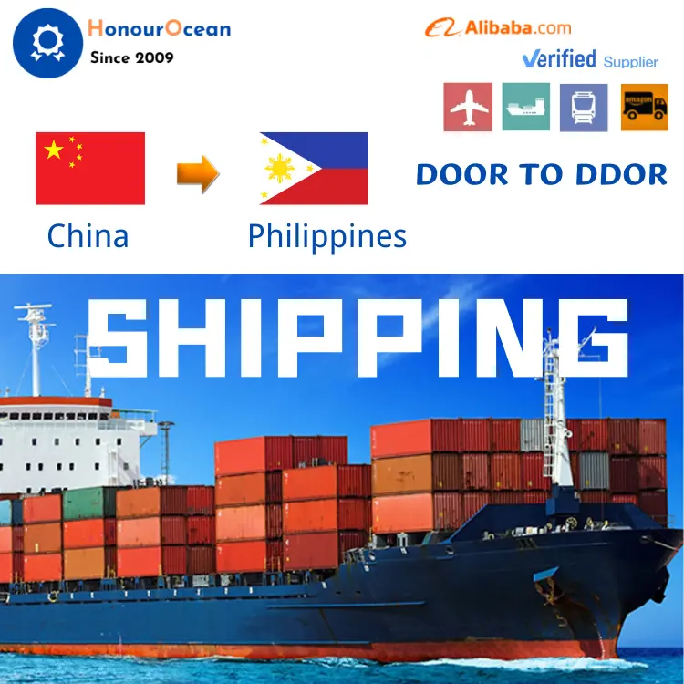 Serviço de importação de grande caixa lcl manila fornecedor lógico de frete forwarder agente de envio para philippines hong kong box