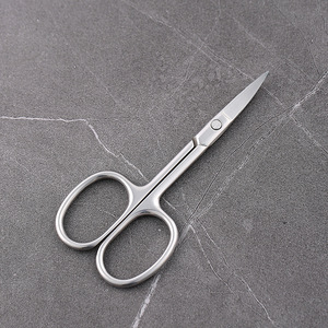 Petites ciseaux antidérapants en acier inoxydable de haute qualité, tondeuses à cheveux à lames rouges, ciseaux pour sourcils pour femmes, ciseaux manuels pour le nez - Product Image 3