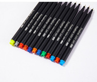 Secolorart Art 24 Fineliners 0.4mm à base d'eau pointe fine Fineliner marqueurs pour dessin croquis journalisation