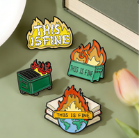 Métal peint personnalisable avec des thèmes de flammes de dessins animés - Options de logo et de design personnalisés