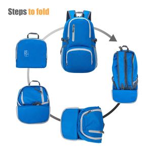 Custom Logo Lightweight <b>Foldable</b> <b>Backpack</b> Waterproof Polyester for Hiking - Product Image 5
