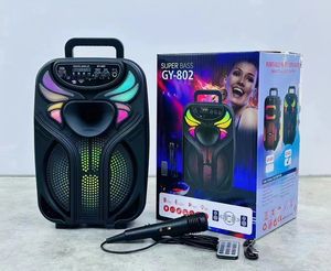 Oudiobop 8 pouces pour 5.3 fête haut-parleur micro avec écran d'affichage DTS jardin extérieur Portable système de sonorisation lecteur Audio - Product Image 5