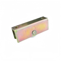Ensemble de roulettes pour porte coulissante en verre, quincaillerie à faible friction, poulie de glissière fluide, accessoires de porte