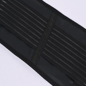 Cinturón de soporte lumbar con calefacción automática, protección ajustable para la cintura, para ejercicio físico, correr, moldear el cuerpo, uso universal - Product Image 4