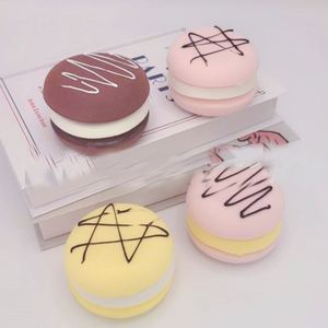 Super Soft Thick Chocolate Pie PU Slow Rebound <b>Squishy</b> Toy-8cm Stress Relief Gift for Kids Adults Decompression Toy - Product Image 1