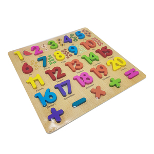 Trẻ Mới Biết Đi Đồ Chơi Giáo Dục Số Câu Đố Bằng Gỗ Kỹ Thuật Số - Product Image 4