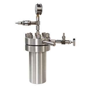 Réacteur à haute pression de laboratoire avec agitateur magnétique Réacteur autoclave à synthèse hydrothermale Réacteur d'hydrogénation - Product Image 2