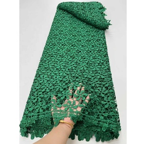 Tela de Encaje Guipur Bordada con Lentejuelas, Diseño de Moda Toplace, Venta al Por Mayor a Precio Económico, Ecológica, 5 Yardas - Product Image 1