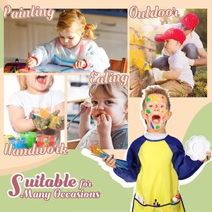 ผ้ากันเปื้อนเด็ก DIY สายรัดปรับระดับได้สำหรับทำอาหารในครัว - Product Image 6