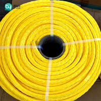 Cuerda de Cabrestante Flotante de UHMWPE Resistente a la Abrasión, 8/12 Hilos, 4mm 30mm 32mm 36mm, Cuerda Trenzada Doble HMPE para la Industria Marina y Náutica