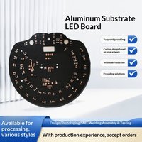 Placa de Circuito Impreso (PCB) de Aluminio, Acabado de Superficie OSP, 1 oz de Cobre, Grosor de 1.0 mm, Grosor de la Placa de 0.15 mm, Espaciado de Líneas de 0.15 mm