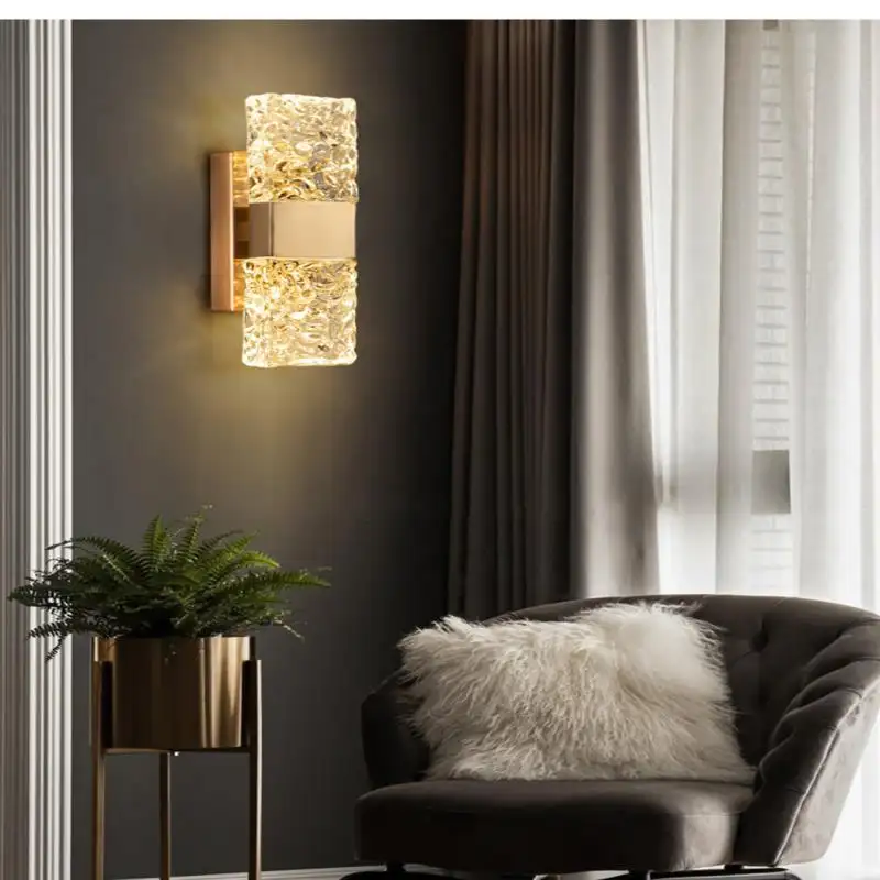 cololight decoration hotel fancy bedroom sconce led wall lights fixture living room decoration round indoor modern wall lamp