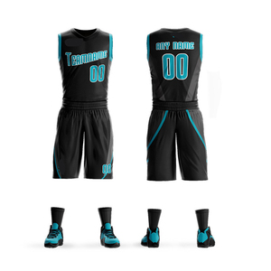 Uniforme de Baloncesto Personalizado con Logotipo, Nombre del Equipo y Diseño Impreso a Color - Product Image 1