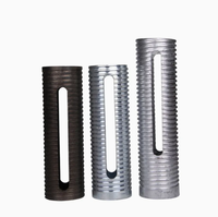 Attache de Construction de manchon de vis en acier galvanisé/noir réglable en fonte de précision 60/76mm de diamètre modèle JQS ACROW pour