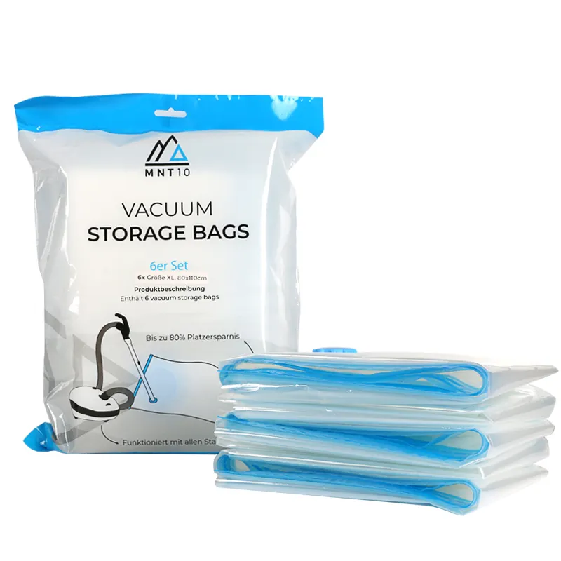 Vacuum sealing storage bag compression bag with hand pump