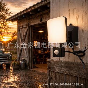 Lámpara Solar de Pared IP65 Impermeable con Sensor de Movimiento LED para Exteriores, Garaje, Almacén - Product Image 2
