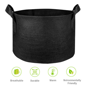 Sturdy Customized <strong>Size</strong> 1/2/3/5/10/15/20 Gallon Fabric Grow <strong>Bags</strong> For Farming