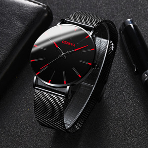 Nouvelle Collection 2025 : Montre à Quartz en Alliage avec Cadran à Aiguilles et Bracelet Maille Milanaise, Style Simple et Professionnel, Inspirée de Genève, pour l'Asie du Sud-Est - Product Image 5