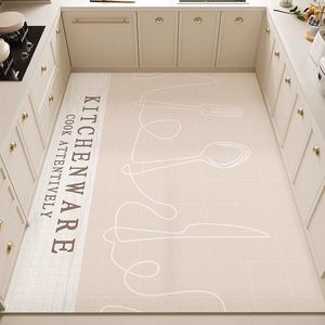 Alfombra de PVC con diseño de gato de dibujos animados, rectangular, antideslizante, para cocina, fácil de limpiar, con estampado de animales, decoración del hogar - Product Image 3
