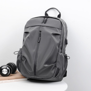 Sac d'école personnalisé chaud de grande capacité style coréen tendance pour étudiant sac d'ordinateur simple et à la mode sac à dos pour ordinateur - Product Image 1