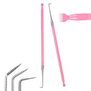 Herramientas para Extensión de Pestañas Rosadas, Herramienta para Lifting de Pestañas con Ranuras, Color Personalizado, Belleza y Herramientas para Pestañas de Bahasa Pro - Product Image 1