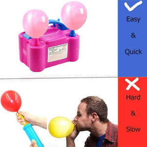 Machine à Ballons Haute Performance Pompe à <span class=keywords><strong>Ballon</strong></span> Électrique Haute Puissance Portable 220V 110V <span class=keywords><strong>Gonfleur</strong></span> Pompe à <span class=keywords><strong>Air</strong></span> Électrique Portable pour Ballons - Product Image 6