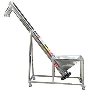 Transportador de Gránulos en Espiral de Acero Inoxidable Vertical para Polvo de Arroz, Polvo Plástico, Alimentos, Condimentos, Forraje y Harina - Product Image 3