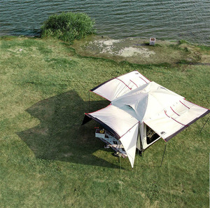 Nouvelle tente de Camping pliable pour 10 personnes <span class=keywords><strong>tout</strong></span> <span class=keywords><strong>compris</strong></span>, tente d'extérieur en vinyle épais résistant à la pluie - Product Image 3