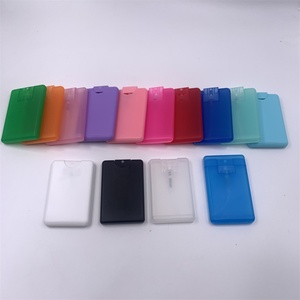 20ml <b>Perfume</b> Alcohol Disinfection Refillable Bottling Macaron <b>Travel</b> Press Portable Plastic Card Spray <b>Bottle</b> - Product Image 6