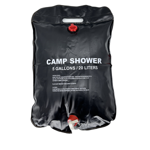 Bolsa de <span class=keywords><strong>Ducha</strong></span> Solar Plegable de Emergencia de 20L, Impermeable, para Camping, con Cabezal de <span class=keywords><strong>Ducha</strong></span> Desmontable e Interruptor de Encendido/Apagado - Product Image 1