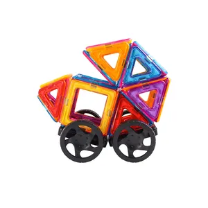 Tensoger الاطفال ألعاب تعليمية المغناطيسي اللبنات 3D Diy المغناطيسي البلاط كتل مغناطيسية الالعاب الذكية 40