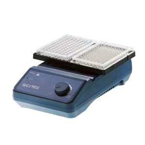 Agitateur de microplaques SCITEK 0-1500 tr/min, mouvement orbital, moteur DC sans balais, diamètre orbital 4,5 mm, capacité maximale 0,5 kg Poids oscillant - Product Image 1