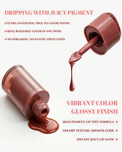 Brillo Labial Personalizado con Logotipo, de Larga Duración, Altamente Pigmentado, Voluminizador, Nutritivo e Hidratante, No Testeado en Animales, Disponible en 8 Tonos - Product Image 5