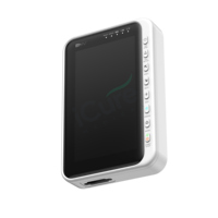 Électrocardiographe vétérinaire portable 12 pistes avec écran tactile 7 pouces, affichage simultané, commutation intelligente des pistes et rapports USB PNG