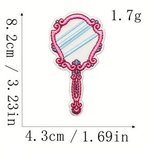 Nouvelle Écusson Brodé Autocollant Princesse Château Couronne Miroir Sergé pour Décoration Vêtements Sacs - Product Image 6