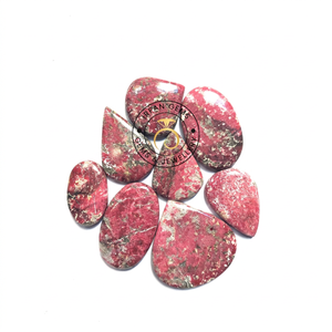 Pierre précieuse Thulite de haute qualité, 100% naturelle, cabochon de Thulite, pierre précieuse en vrac pour la fabrication de bijoux, cristal de Thulite - Product Image 3