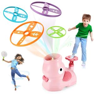 Giocattolo <span class=keywords><strong>Volante</strong></span> per Bambini da Esterno a Forma di UFO, Design Libellula e <span class=keywords><strong>Elefante</strong></span> in Bambù con Reti di Cattura in Plastica Resistente - Product Image 1