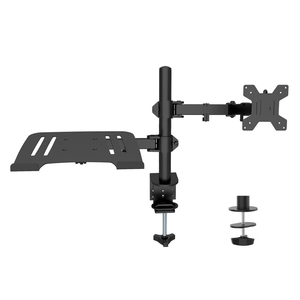 NOVISON Universal Height-adjustable POS Terminal <b>Stand</b> for Restaurant Swivel Pos Pole Mount Holder Keyboard Tray POS Bracket - Product Image 4