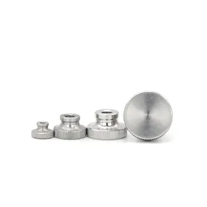 GB806 M3 M4 M5 M6 M8 M10 M12 SS304 Stainless Steel Knurled Thumb Nut For Factory