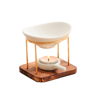 <span class=keywords><strong>ACASA</strong></span> ARTO Exquisito Quemador de Aceite Metálico para Hogar y Oficina, Difusor de Cera Aromática para Té, Para Todas las Estaciones - Product Image 1