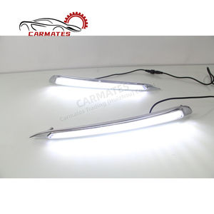 CARMATES pour Peugeot <span class=keywords><strong>308</strong></span> 2016 2017 LED DRL feux <span class=keywords><strong>de</strong></span> <span class=keywords><strong>jour</strong></span> lumière du <span class=keywords><strong>jour</strong></span> jaune clignotant antibrouillard lumière - Product Image 3