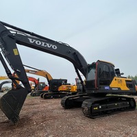 Excavadora Volvo EC240 Usada de Alto Rendimiento, 24T, Excavadora Hidráulica Original, Venta Directa de Fábrica, Rentable para el Trabajo