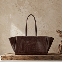 Sac à bandoulière en cuir véritable pour femmes fourre-tout voyage dame sacs à main fournisseur de marque privée personnalisé