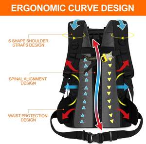 Muestra Gratuita, Mochila Táctica Impermeable para Exteriores, con Mochila de Senderismo Premium Personalizada, Bolsa de Hidratación - Product Image 3