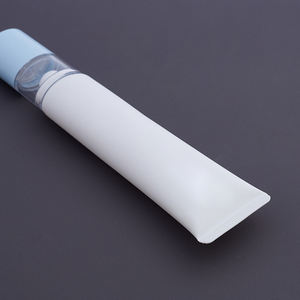 Tubo aplicador de punta cuentagotas transparente, cepillo fibroso suave, embalaje plano vacío blanco para el cuidado de la piel para maquillaje de base - Product Image 5