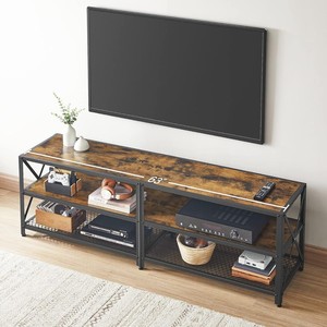 Génération Largement Utilisé Retro Iron Tv Unit TV Stand Living Room Furniture Wooden Industrial with Storage Meuble <span class=keywords><strong>Tele</strong></span> - Product Image 4