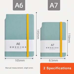 Popular PU <b>Leather</b> Portable Daily Planner <b>Notepad</b> A6 A7 Creative Mini Pocket Notebook for School - Product Image 2