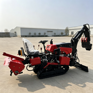 Meistverkaufter Raupenschlepper in Uganda 120PS Mini-Bodenfräse Kultivator mit Motorpumpe und Getriebeantrieb für Landwirtschaftsbetrieb - Product Image 4